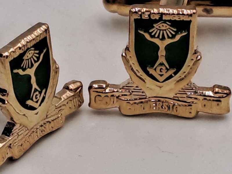 Masonic Grand Lodge Of Nigeria -Free Mason- Cufflinks