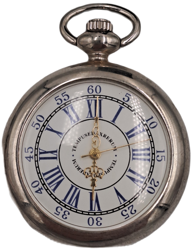 Hachette Quartz Pocket watch - Hachette Collection - No magazine -Tempusedaxrerum -Working