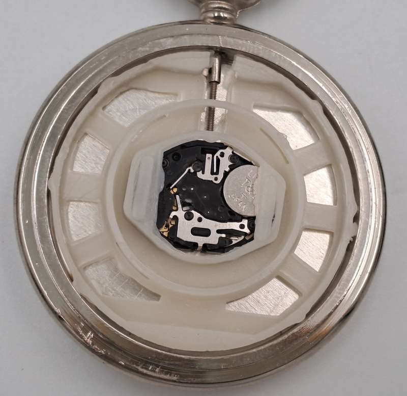 Hachette Quartz Pocket watch - Hachette Collection - No magazine -Tempusedaxrerum -Working