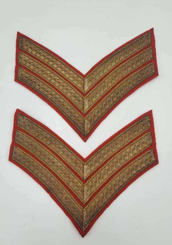 WW2 British Sergeants MESS DRESS Cloth Chevrons-