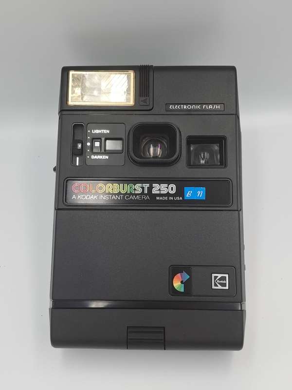 1980`s Kodac ColorBurst 250 Instant Camera in leather bag (Display Piece not working)