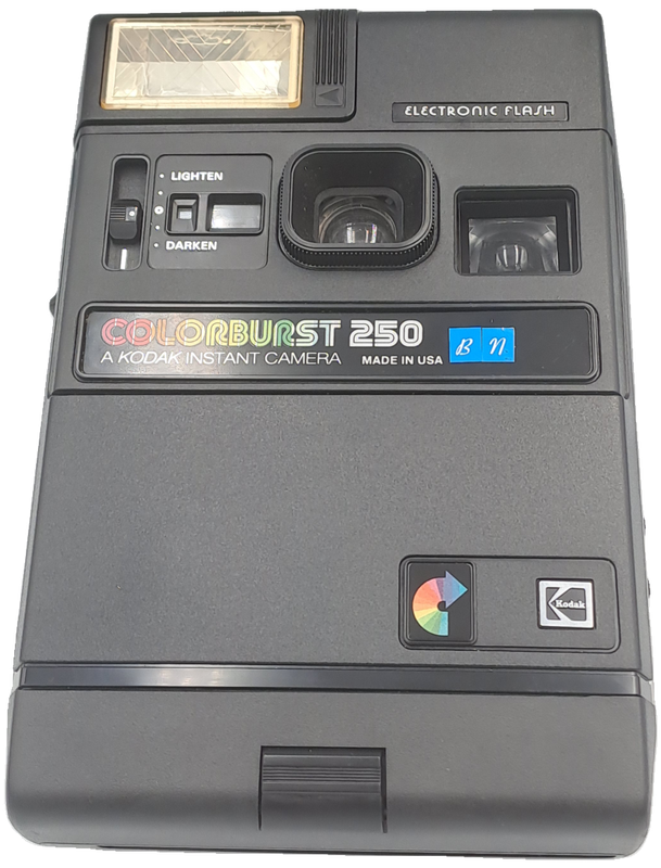 1980`s Kodac ColorBurst 250 Instant Camera in leather bag (Display Piece not working)
