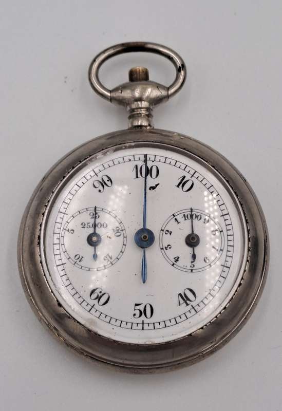 Antique Depose stop watch- Count Steps  Open Face (Stopwatch not working )