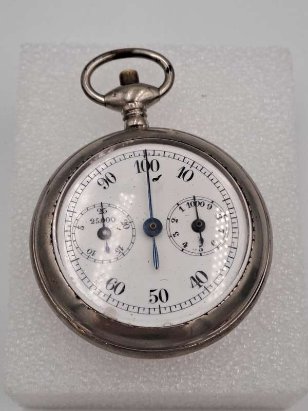 Antique Depose stop watch- Count Steps  Open Face (Stopwatch not working )