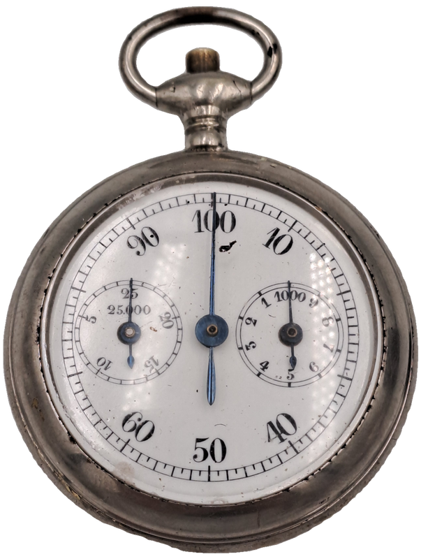 Antique Depose stop watch- Count Steps  Open Face (Stopwatch not working )