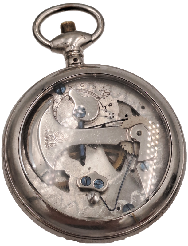 Antique Depose stop watch- Count Steps  Open Face (Stopwatch not working )