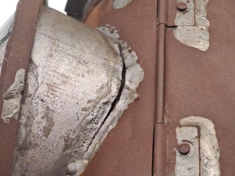 Vintage SAS-SAR Railway Signal Lamp -Not restored-Front lens cracked