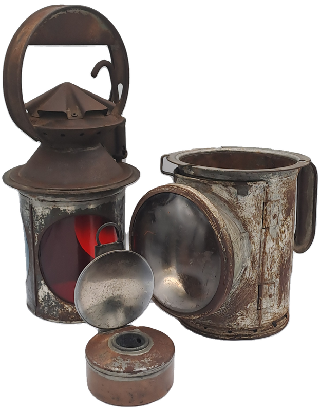 Vintage SAS-SAR Railway Signal Lamp -Not restored-