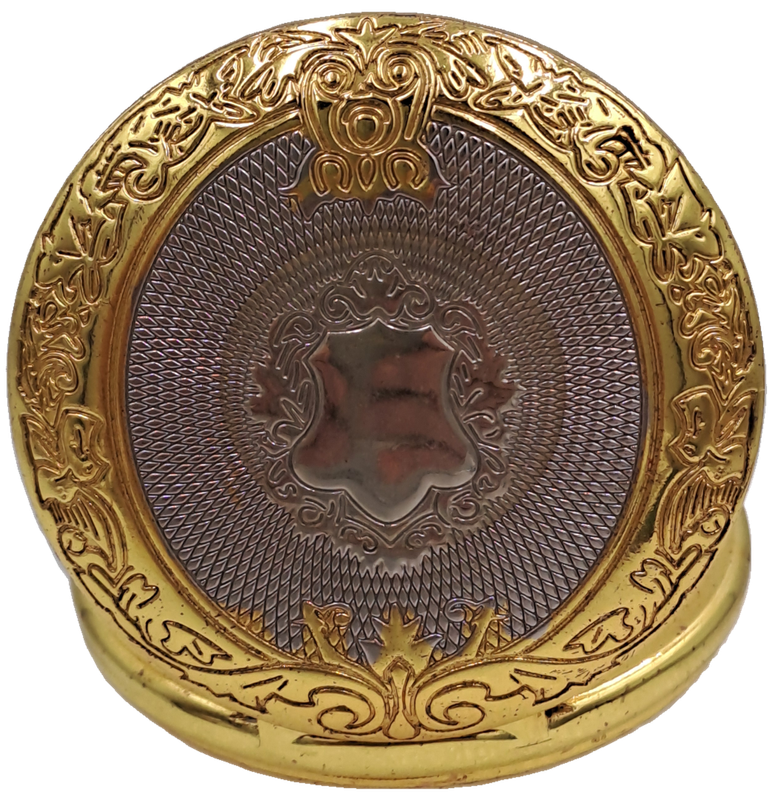 Gold Tone Quartz Pocket watch -Working (No Name )