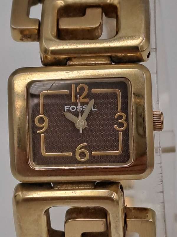Pre-Owned Ladies Fossil ES-2136 110810 Quartz Watch -Working