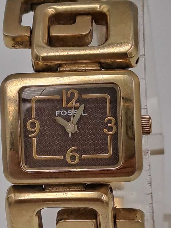 Pre-Owned Ladies Fossil ES-2136 110810 Quartz Watch -Working
