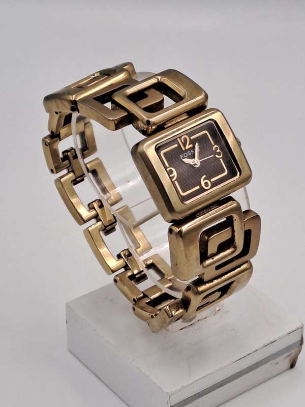 Pre-Owned Ladies Fossil ES-2136 110810 Quartz Watch -Working