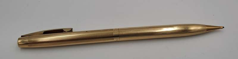 Vintage  12kt White Dot Gold Filled Sheaffer Pencil 0,9mm Lead