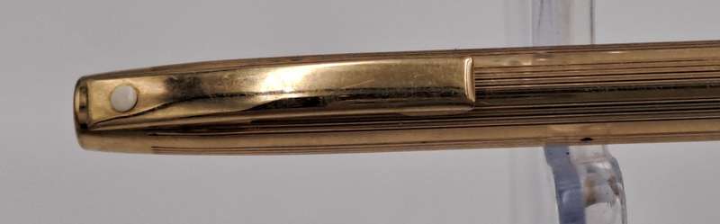 Vintage  12kt White Dot Gold Filled Sheaffer Pencil 0,9mm Lead