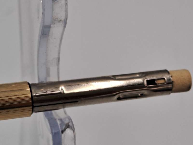 Vintage  12kt White Dot Gold Filled Sheaffer Pencil 0,9mm Lead