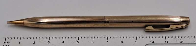 Vintage  12kt White Dot Gold Filled Sheaffer Pencil 0,9mm Lead