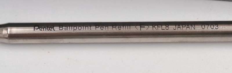 Pentel Lancelot Ballpoint Pen still in box with Instructions-Ink still ok