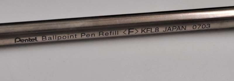 Pentel Lancelot Ballpoint Pen still in box with Instructions-Ink still ok