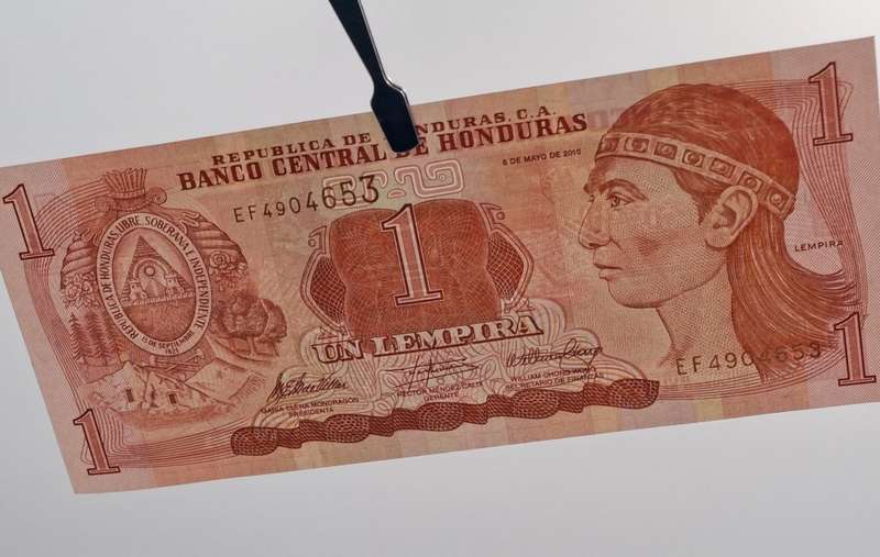 2016  Honduras 1 Lempira-Bank note -  Uncirculated