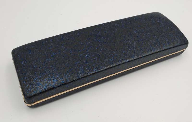Vintage white dot Sheaffer Gold Electroplated  Ballpoint Pen and pencil - In Case-Ink ok- ENGRAVED