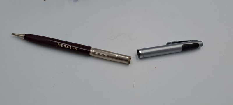 Vintage White dot Sheaffer 440 ballpoint pen and Pencil set -Branded- see condition