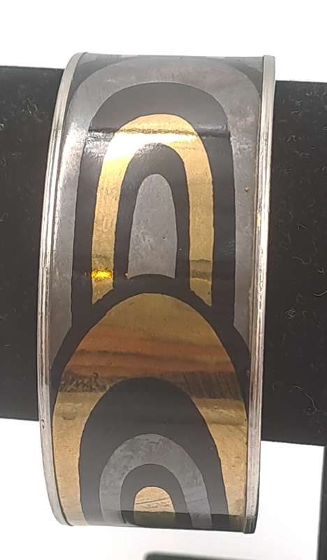 Rare Find - Original Vintage 1960-1970`s Laurana Italy Brass Bangle