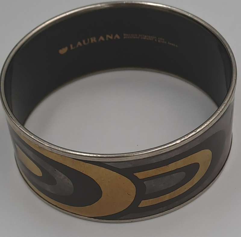 Rare Find - Original Vintage 1960-1970`s Laurana Italy Brass Bangle