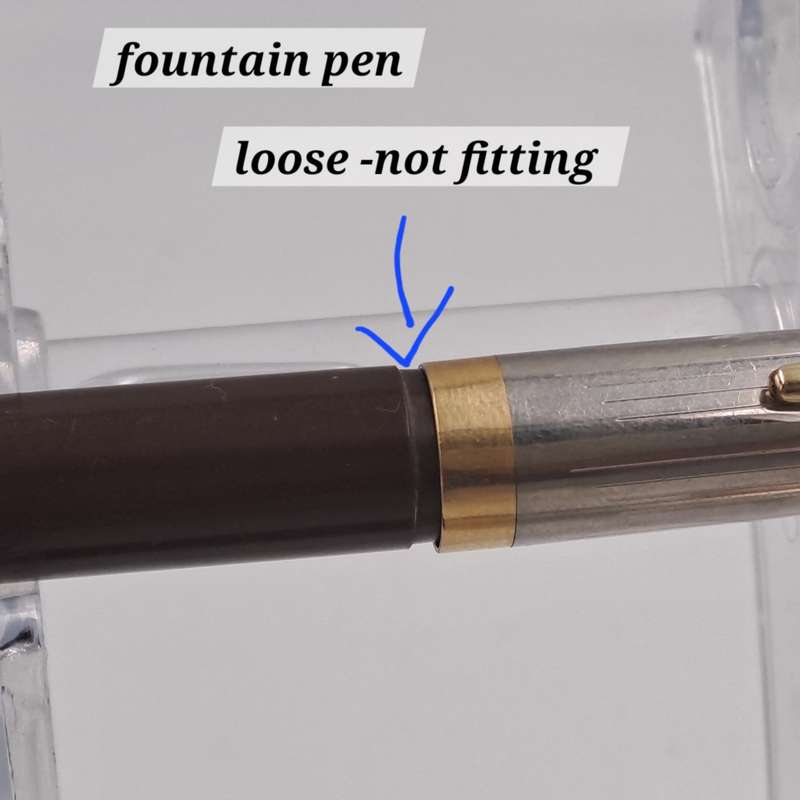 Vintage Sheaffer Fountain Pen with 14kt Gold Nib and Pencil USA - in nice case SEE CONDITION