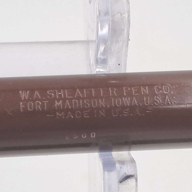 Vintage Sheaffer Fountain Pen with 14kt Gold Nib and Pencil USA - in nice case SEE CONDITION