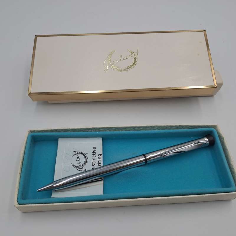 Vintage Signature ICAL Garland Chrome Mechanical Pencil in original box-