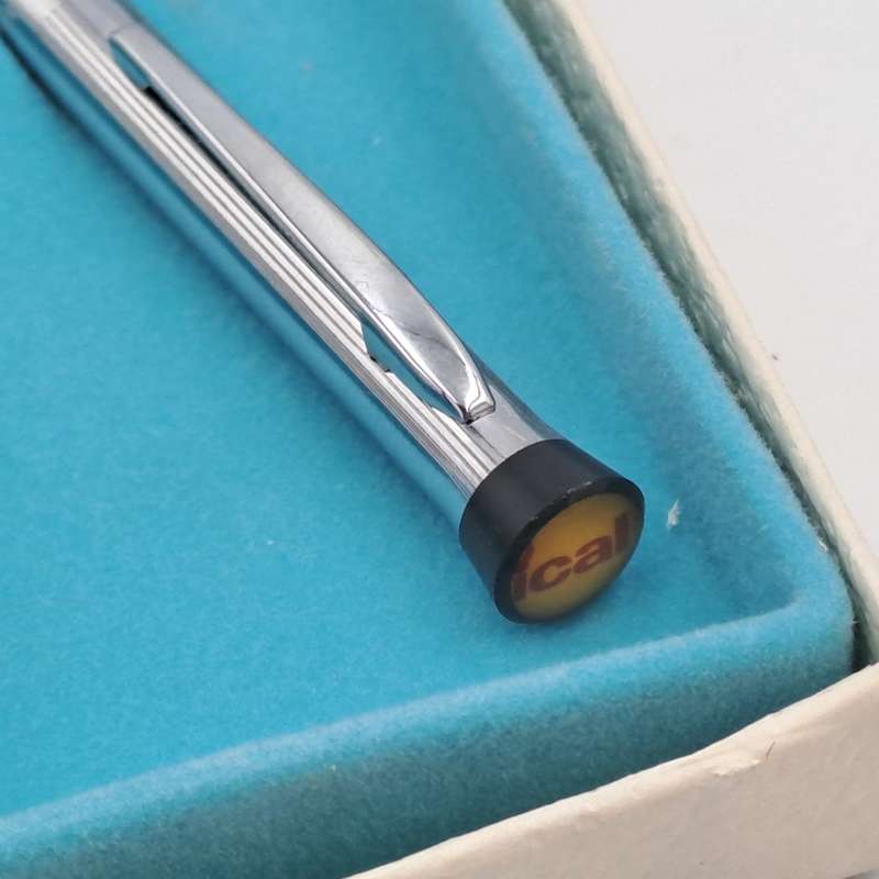 Vintage Signature ICAL Garland Chrome Mechanical Pencil in original box-