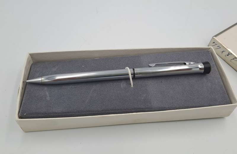 Vintage Signature ICAL Garland Chrome Mechanical Pencil in original box-