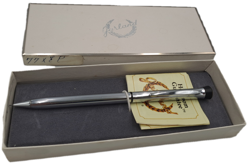 Vintage Signature ICAL Garland Chrome Mechanical Pencil in original box-