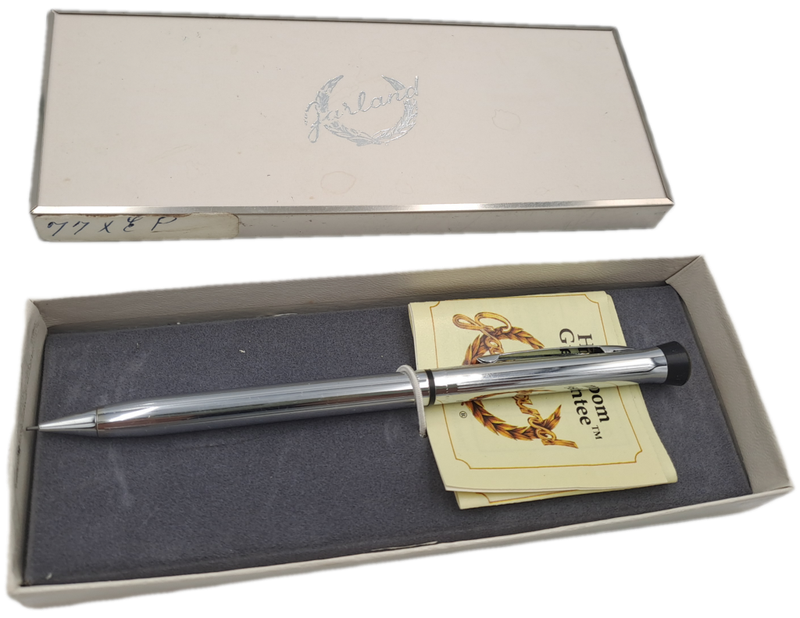 Vintage Signature ICAL Garland Chrome Mechanical Pencil in original box-