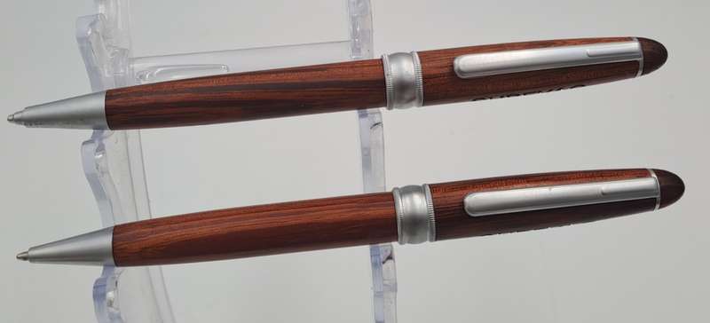 Hand Made wooden Pen and Pencil set in wooden Box (Rosewood)-Supavac Branded
