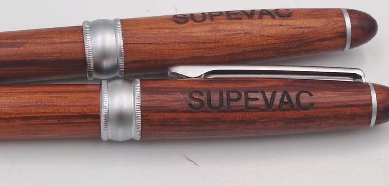 Hand Made wooden Pen and Pencil set in wooden Box (Rosewood)-Supavac Branded