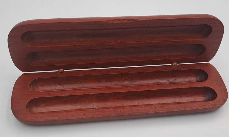 Hand Made wooden Pen and Pencil set in wooden Box (Rosewood)-Supavac Branded