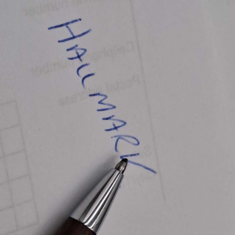 Vintage Hallmark Rosewood Pen and Pencil set made in USA- ROYAL SALUTE still in original Case.