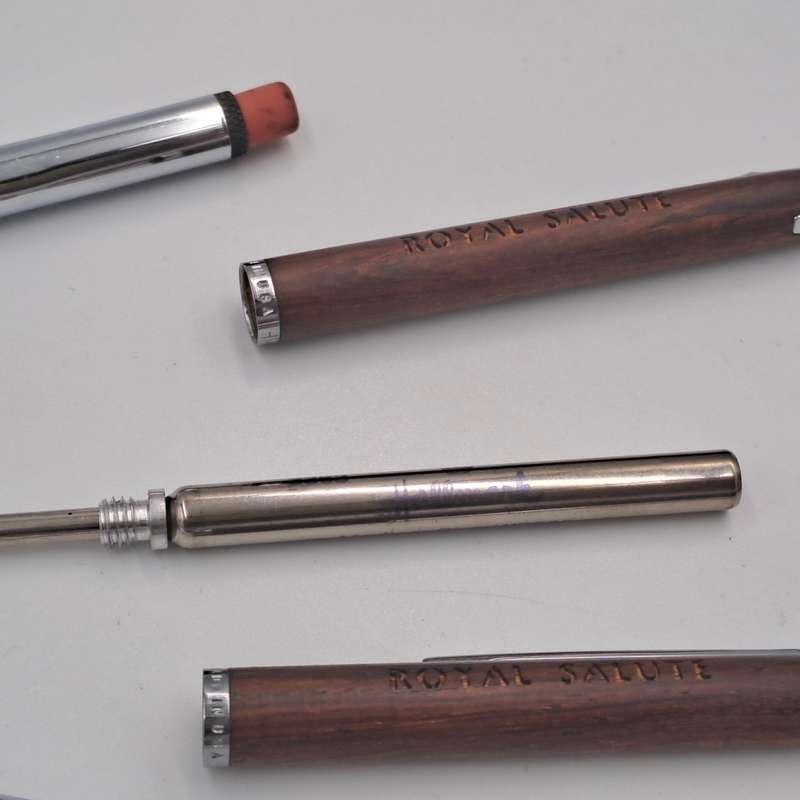 Vintage Hallmark Rosewood Pen and Pencil set made in USA- ROYAL SALUTE still in original Case.