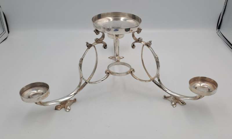 Vintage Mappin and Webb W15323 Prince Silver Plate Candle Holder - Sheffield England