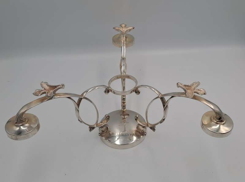 Vintage Mappin and Webb W15323 Prince Silver Plate Candle Holder - Sheffield England