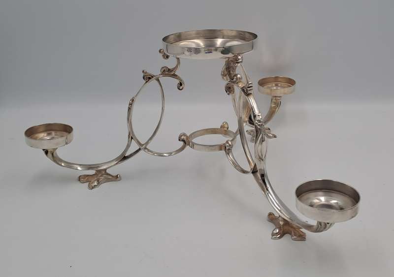 Vintage Mappin and Webb W15323 Prince Silver Plate Candle Holder - Sheffield England
