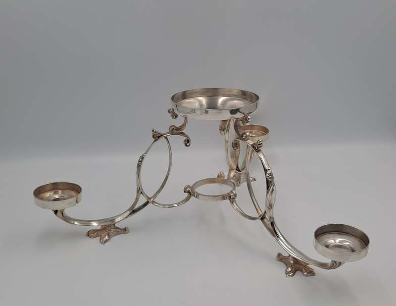 Vintage Mappin and Webb W15323 Prince Silver Plate Candle Holder - Sheffield England