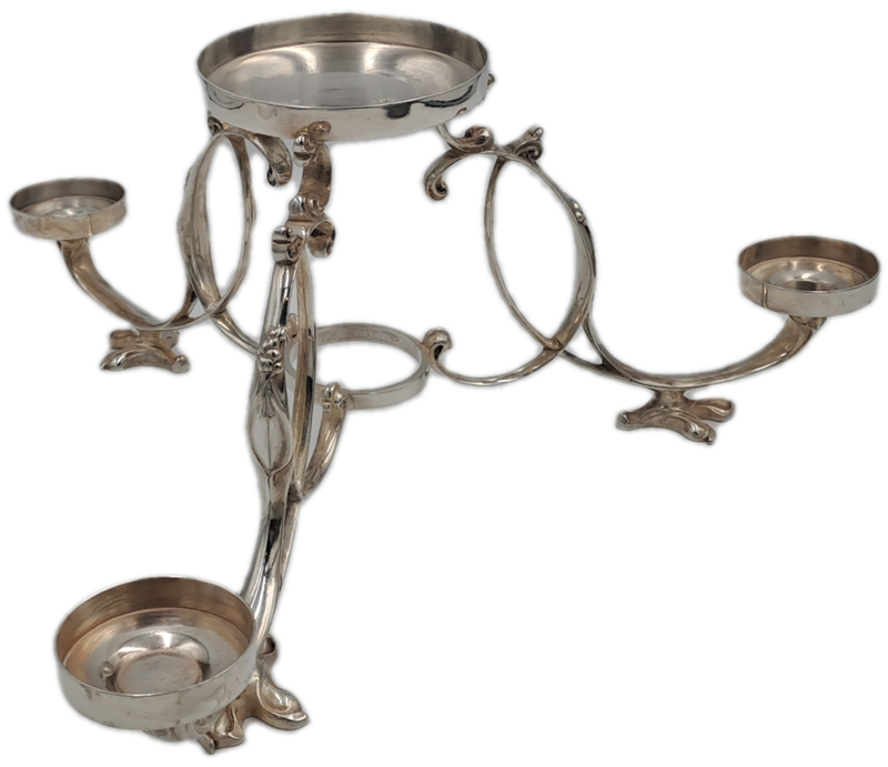 Vintage Mappin and Webb W15323 Prince Silver Plate Candle Holder - Sheffield England