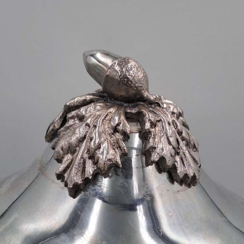Large Vintage Silver Plate Tureen with Lid 30cm Tall -