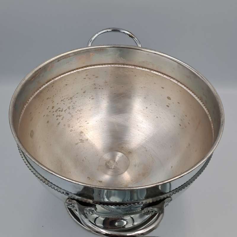Large Vintage Silver Plate Tureen with Lid 30cm Tall -