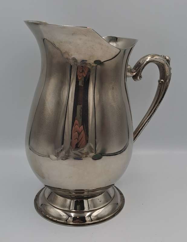 Large Vintage Silver Plate water Jug - 22,5cm Tall -