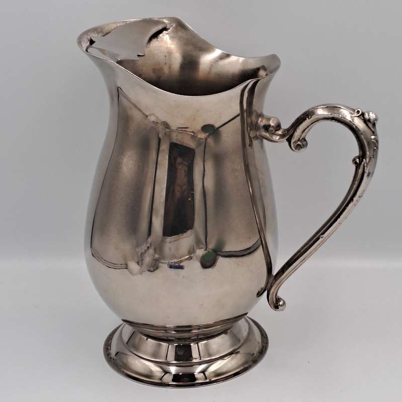 Large Vintage Silver Plate water Jug - 22,5cm Tall -