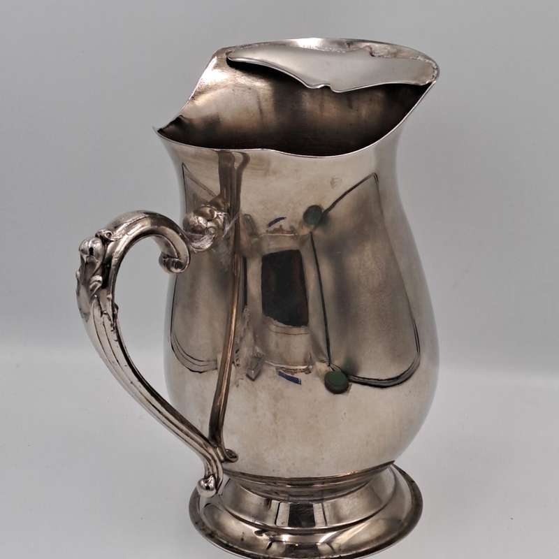 Large Vintage Silver Plate water Jug - 22,5cm Tall -