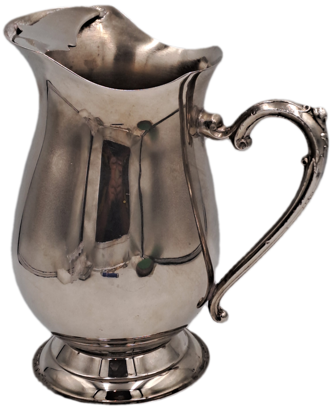 Large Vintage Silver Plate water Jug - 22,5cm Tall -